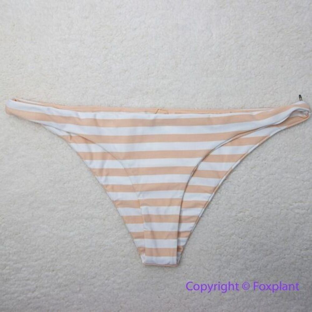NEW Skin by Same stripe bikini‎ bottom, size XXL